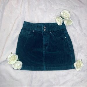 Green Corduroy Skirt | PacSun